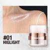 Highlighter Glitzerpuder Diamant Hoher Glanz Make-up Gesicht & Körper Perlmutt Professionelle Highlight Kosmetik, [03] A, 1 Stk
