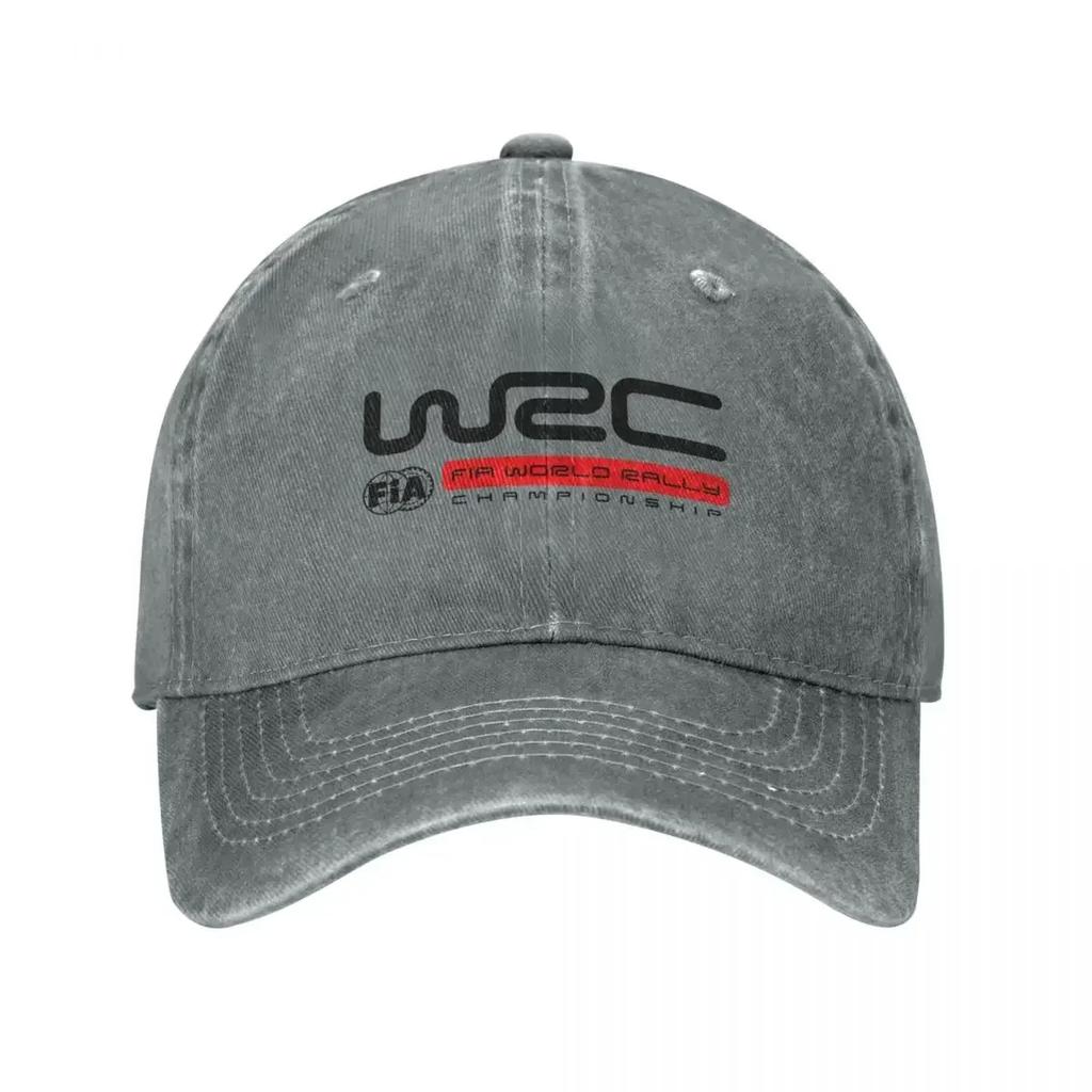 WRC World Rally Championship Men Baseball Cap Auto Racing Distressed Washed Caps Hat Running Golf Unstructured Soft Snapback Cap