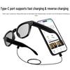 AI Smart Glasses with Type-C Charging, 8MP Camera for HD Photo/Video Recording, and AI Object Recognition
