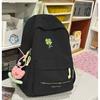 Schoolbag Four-leaf Clover New Solid Color Versatile Backpack High School Students Large Capacity Students Daily Commuting Versatile Backpack