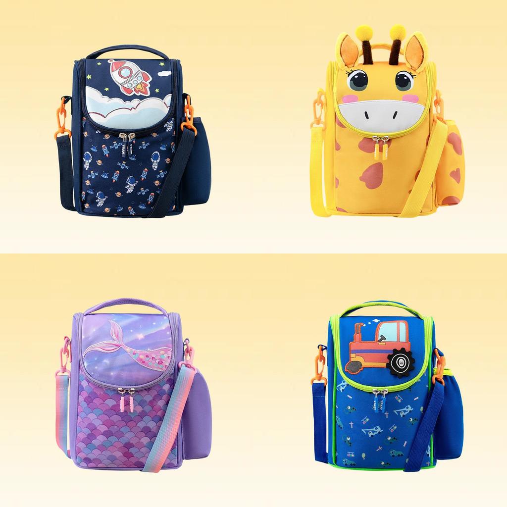 Unicorn Childrens Insulated Lunch Bag Waterproof Cartoon School Lunchbox For Kids