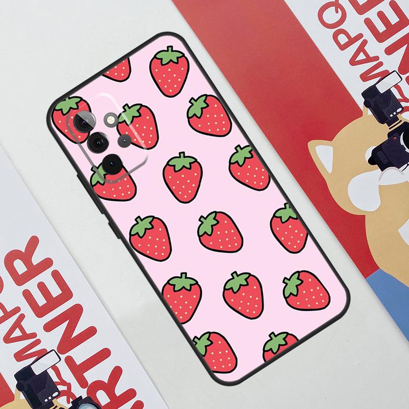 

Strawberry Case For Samsung Galaxy A06 A16 A36 A56 A55 A35 A33 A53 A13 A23 A17 A54 A34 A14 A52 A32 A15 Samsung A23