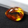 Excellent Natural Lite Orange SAPPHIRE Pear Cut 10.9 Ct Loose Gemstone CERTIFIED