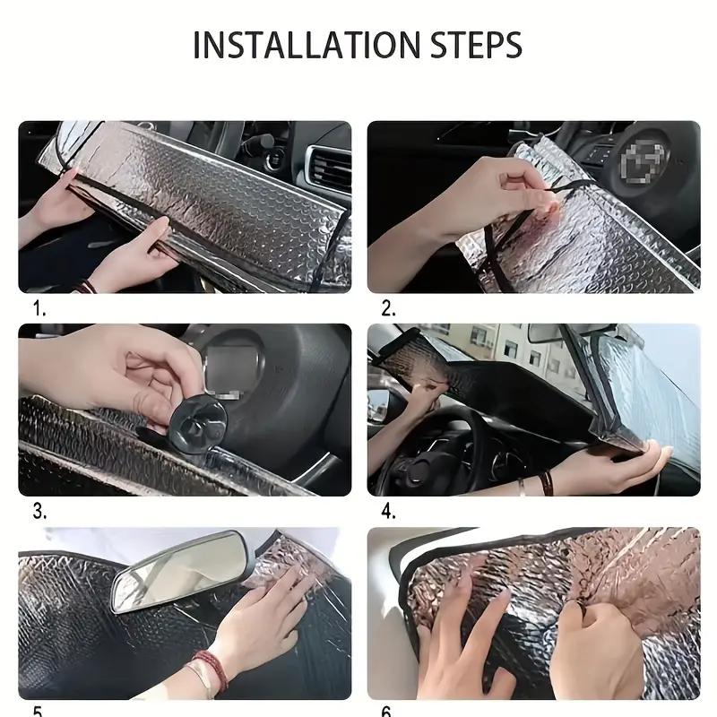 Car Windshield Sun Shade Cover Visor Protector Interior Anti UV Sun Windscreen Folding Parasol Auto Automobiles Accessories