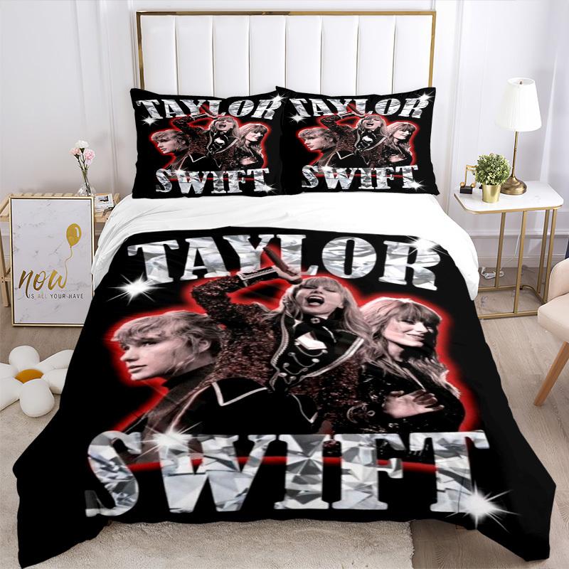 3pcs Taylor Swift Duvet Cover Set,  Includes 1 Duvet Cover and 1/2 Pillowcases (No Insert) yy251104230