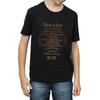 AC/DC Chłopięcy T-shirt z tekstami piosenek Rock Or Bust