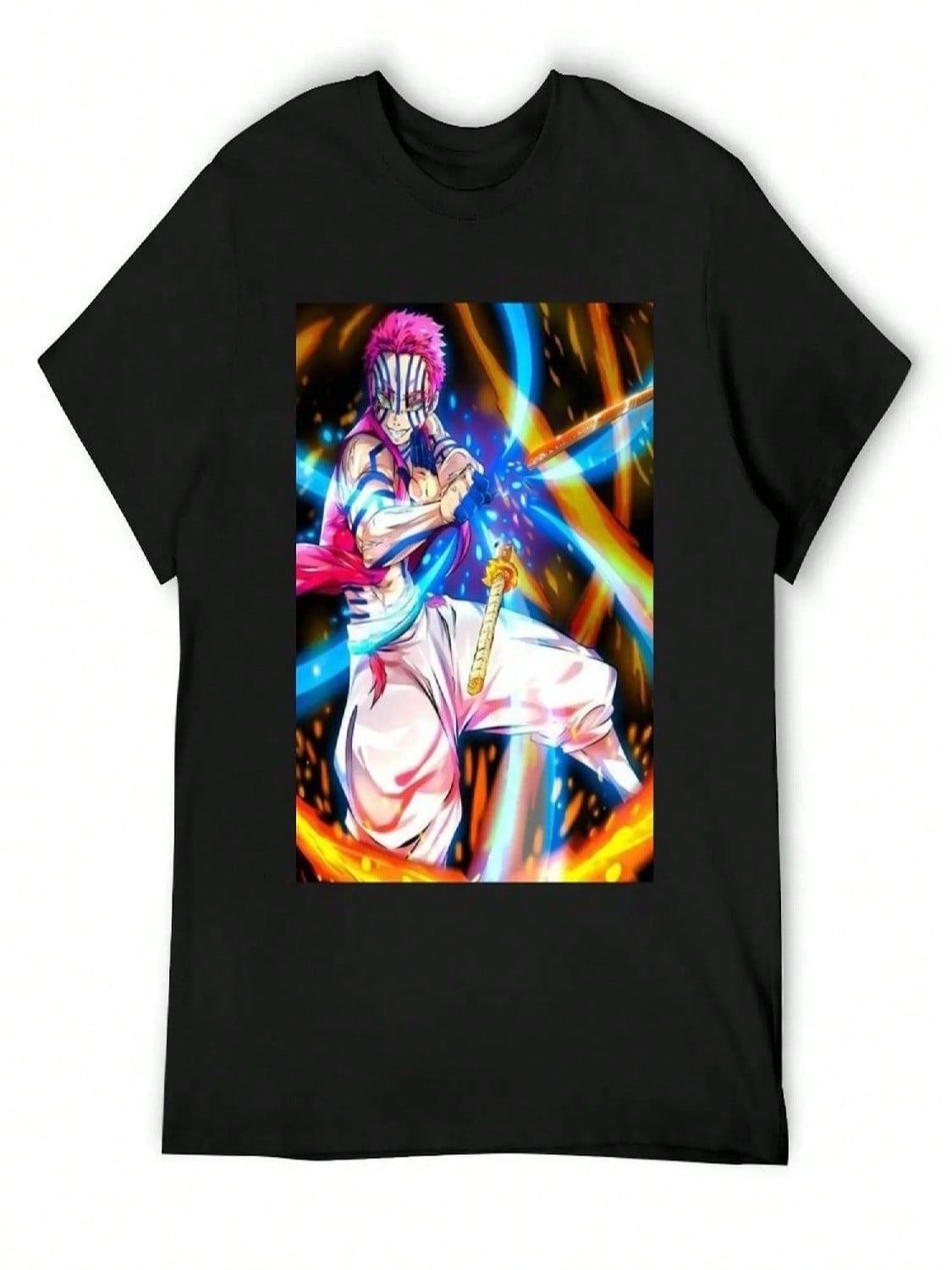 Akaza T-Shirt Vintage T Shirts Basketball Graphic Tees Cotton Graphic Tees Sweat unisexs Cotton T Shirts S разноцветный