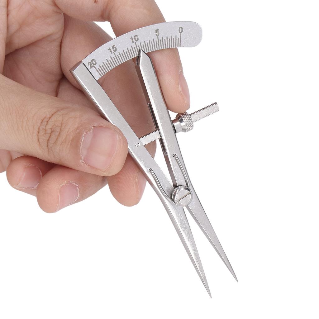 Leather Leather Tools Marking Gauge DIY Hand Made Leather Art Stainless Steel Adjustable Fine Marking Gauge Wing Divider