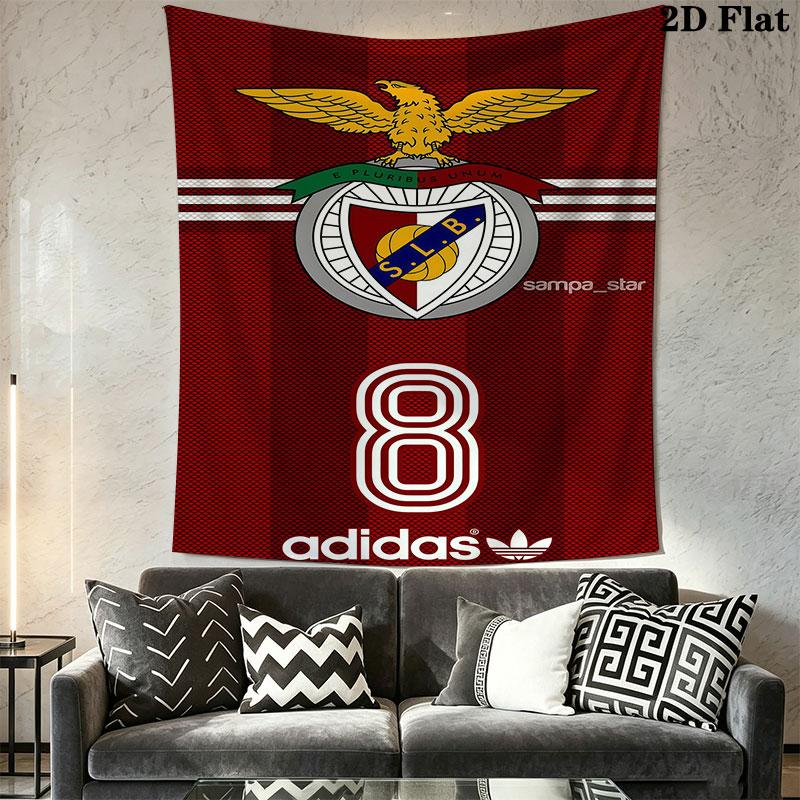 S.L. Benfica logo Wall Hanging Printed Fabric Blanket Decorative Tapestries for Bedroom Living Room Home Decor