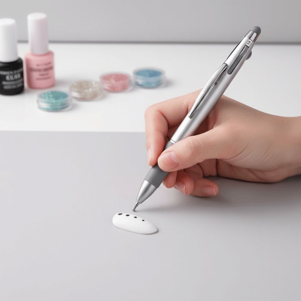 Długopis do zdobienia paznokci 5 w 1 DIY Art Nails Długopis kulkowy do zdobienia paznokci Długopis z kropkami do malowania paznokci Manicure Salon