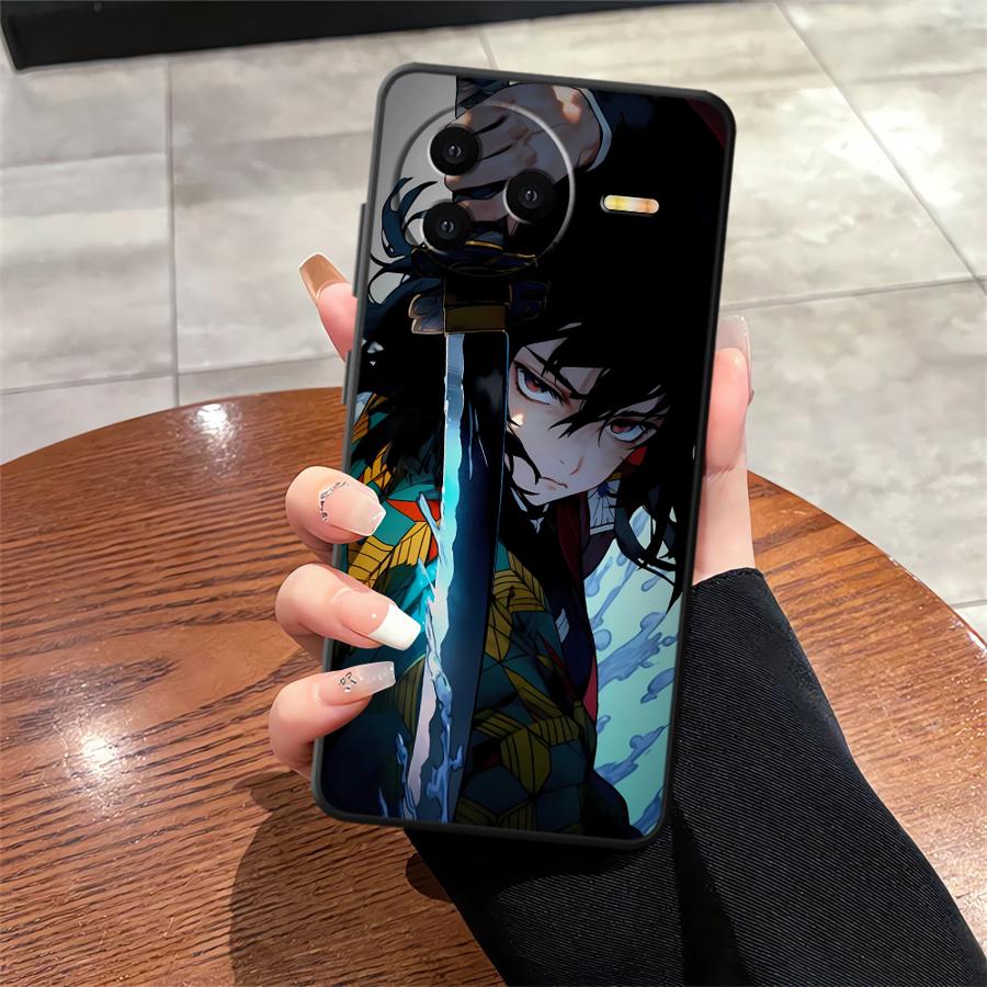 Soft Back Phone Cover Case for Xiaomi Redmi 10 9A 9C K40 K50 Gaming 13C K60 9T 12C A5 A1 A2 Plus 12 Demons Anime Slayer