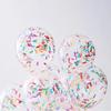 12inch 10pcs Ice Cream Balloons Birthday Wedding Party Decoration Long Strips Paper Confetti Latex Ballons Baby Shower Sprinkles