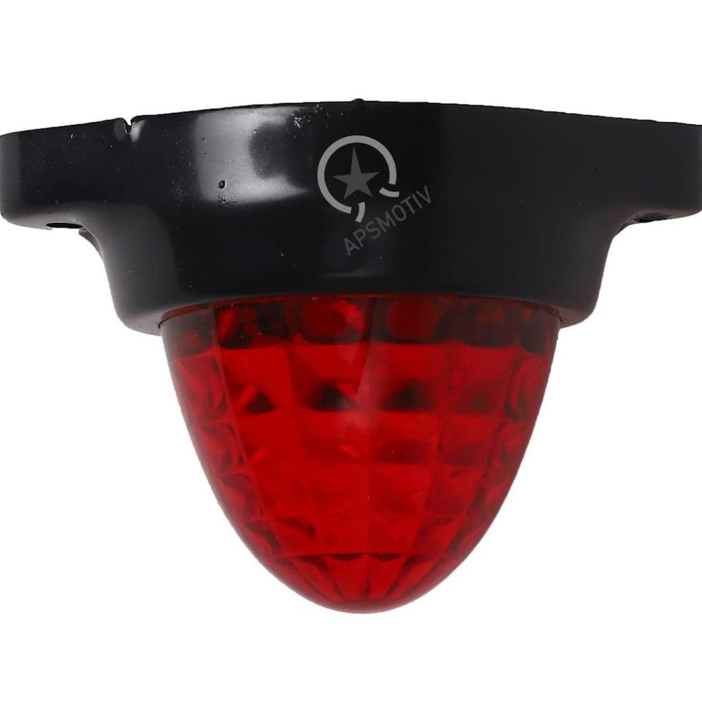 APSMOTIV 6Pack LED Side Marker Light 12V/24V Trailer Lights Red Truck Trailer Tail Lights for Truck RV Camper Van semi trucks Universal Fit