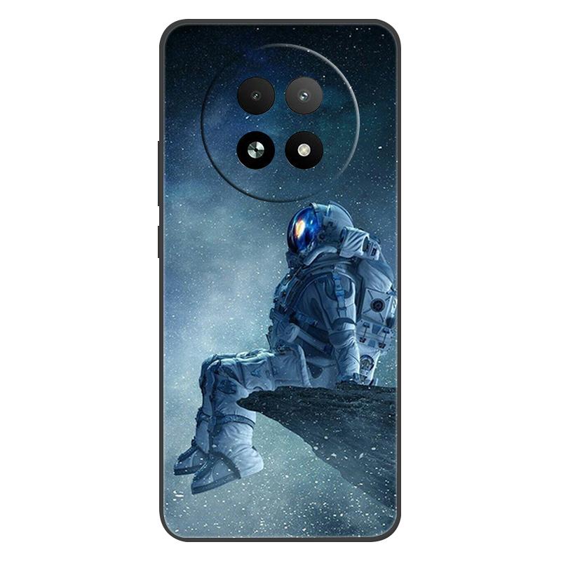 For Realme 13+ 5G Case Silicone Luxury Space Soft Bumper for OPPO Realme 13 Pro Plus 5G Phone Cover TPU Fundas Fashion Bag