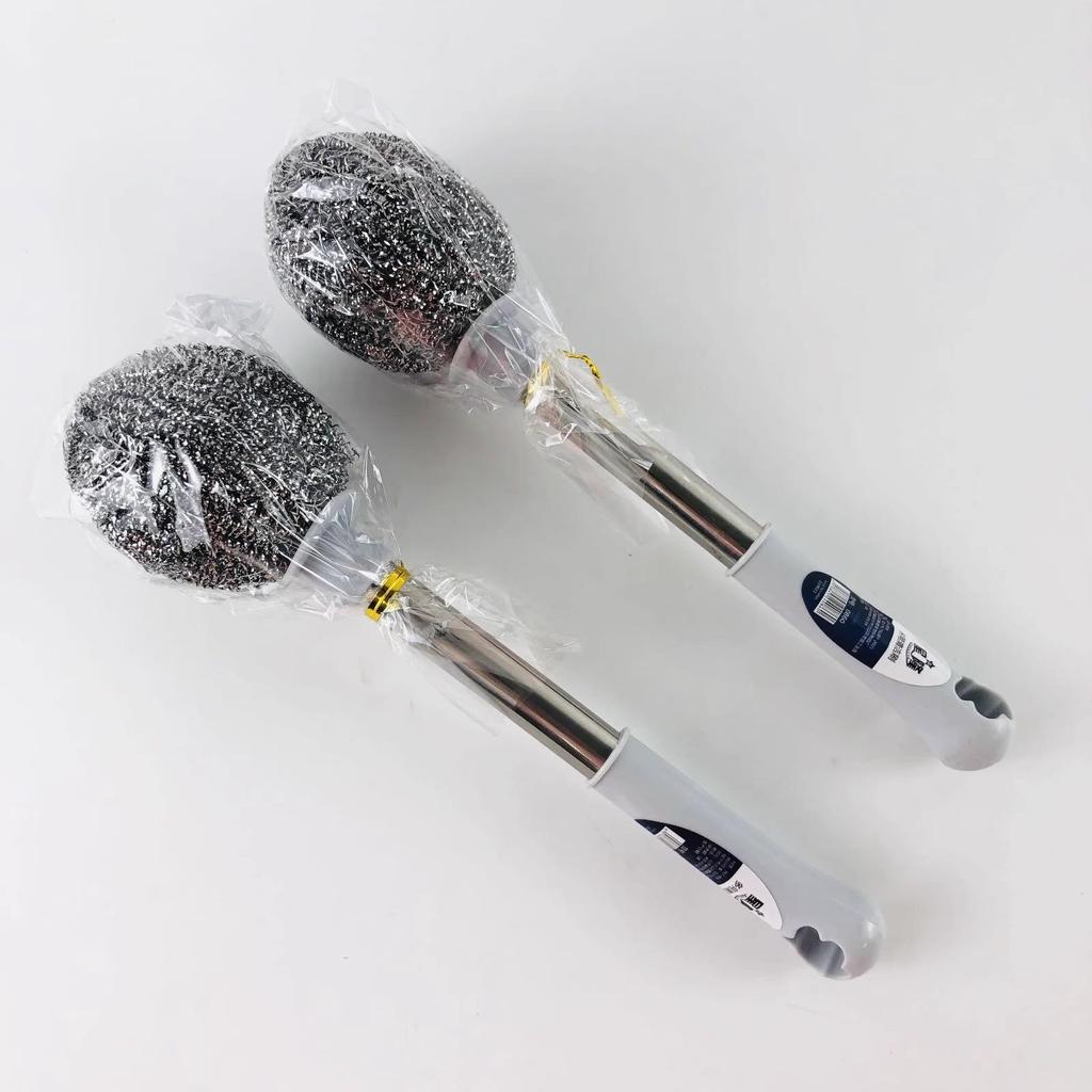 Stainless Steel Long Handle Dishwashing and Toilet Cleaning Brush