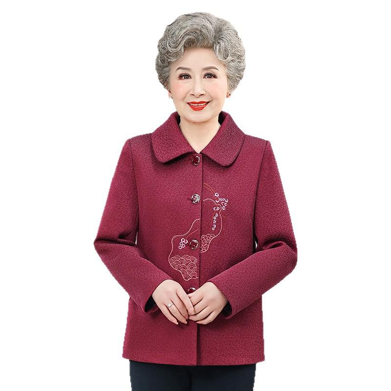 2026 New Spring Women's Outerwear - Grandma's Stylish Top for Elderly Women