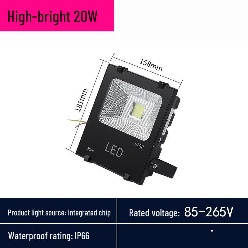 Lishi 50W Outdoor Garden Flood Light