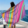 Candy Diagonals Beach Towel Ultra-fine Fiber Quick Drying Absorbent Beach Swimming Vacationvacation Essentials Gifts