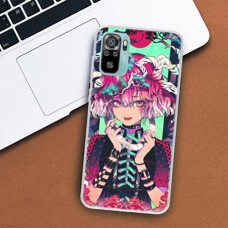

Чехол для телефона с изображением аниме девушки в японском стиле для Xiaomi Redmi Note 10 Pro Max 10S 9 9S 9T 8 8T 11T 11S 11 5G 11E 7 6 5 4X, чехол Redmi Note 4 (4X)