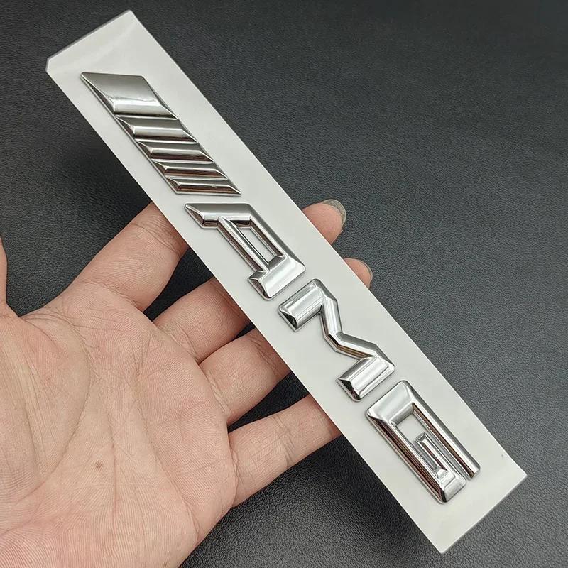AMG W220 Pour Benz Chaud 3D ABS Chrome A45 Logo Kit Carrosserie Turbo 4MATIC Badge Emblème AMG Autocollant Étoile Arrière de Voiture Pour Mercedes Benz A45