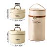 Lunch Box For Work 3-Piece With Storage Bag Lunch Bag Insulated Stainless Steel Container For Men Women Kids School Work Travel