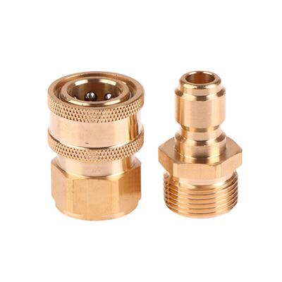 3/8 M22 Adapter For High Pressure Wash Machine Water Outlet Set Quick Connect Kits For M22 High Pressure Washer Pipe