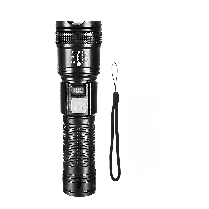 High Power Led Flashlight 1000000LM Powerful Flashlight Portable USB Rechargeable Led Lamp 2000mah Emergency Camping Torch
