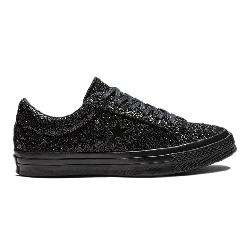 Converse One Star Retro Classic Low-Top Board Shoes Unisex Black