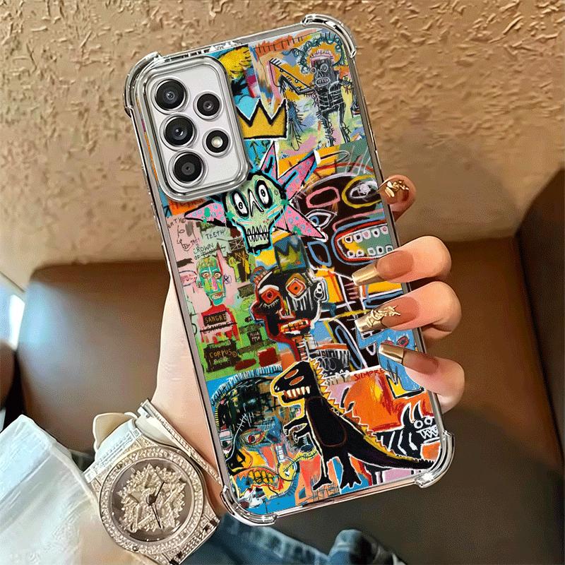 Graffiti Fashion Art Soft Phone Case For Samsung A17 A27 A07 A37 A57 A16 A56 A15 A55 A14 A54 A13 A53 A26 A36 A25 A35 A24 A34 A23
