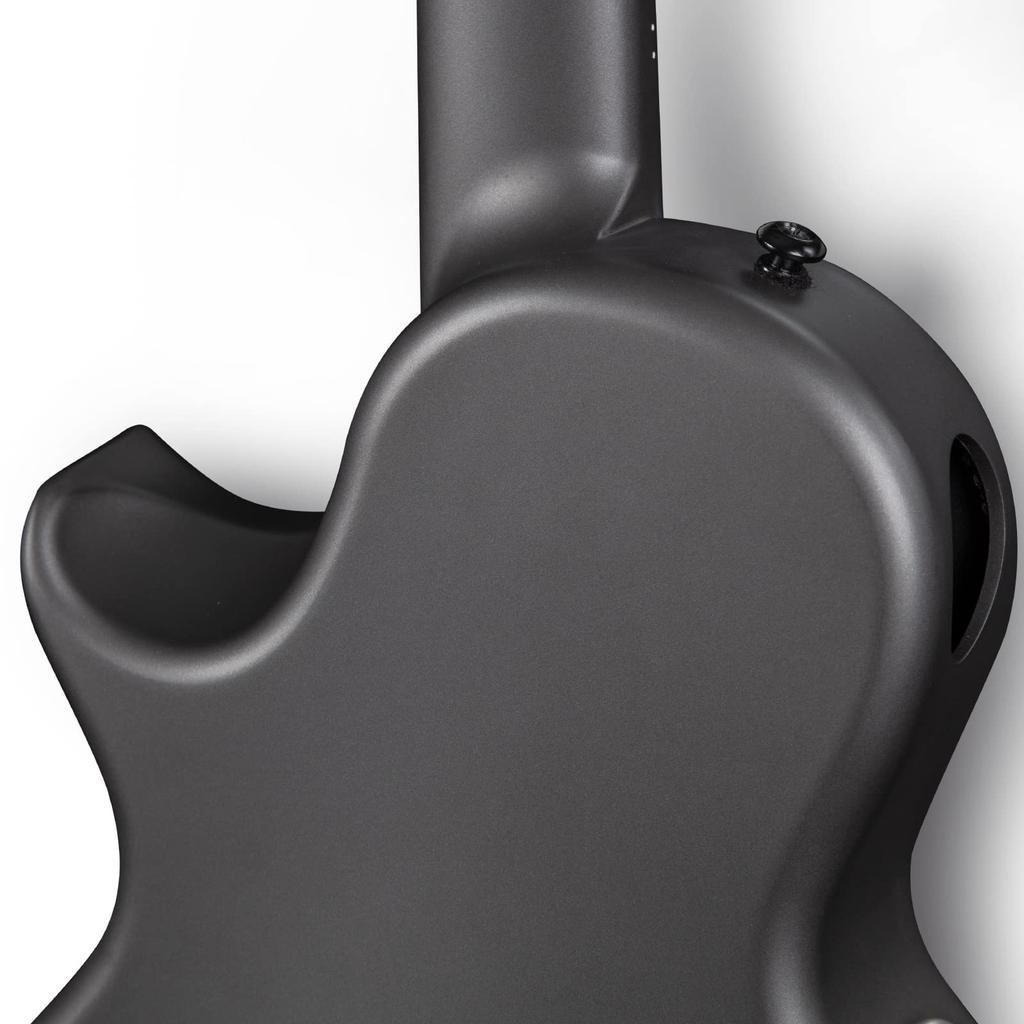 Enya Nova Go SP1 Acoustic/Electric Guitar, Carbon Fiber Mini Guitar with AcousticPlus Pickup, Includes Guitar Case and Strap (Black)