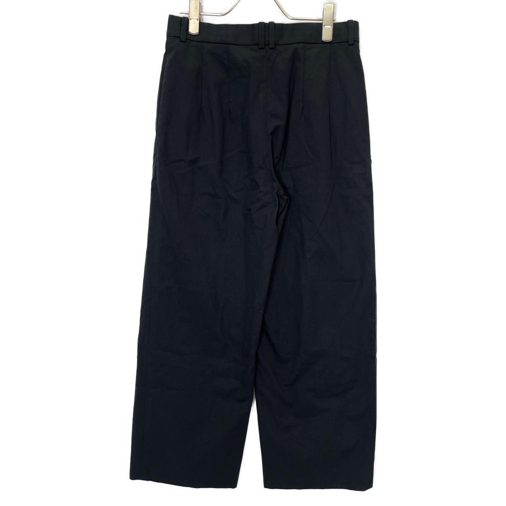 THE ROW 5629-W2047 Black Equal Pants Bottoms 2 blackUsed