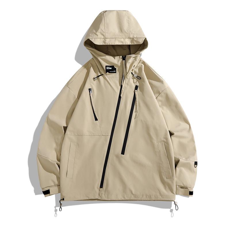 Streetwear Men's Waterproof Jacket 2025 Autumn New Breathable Fishing Camping Windproof Windbreaker Jackets Unisex Men Clothing