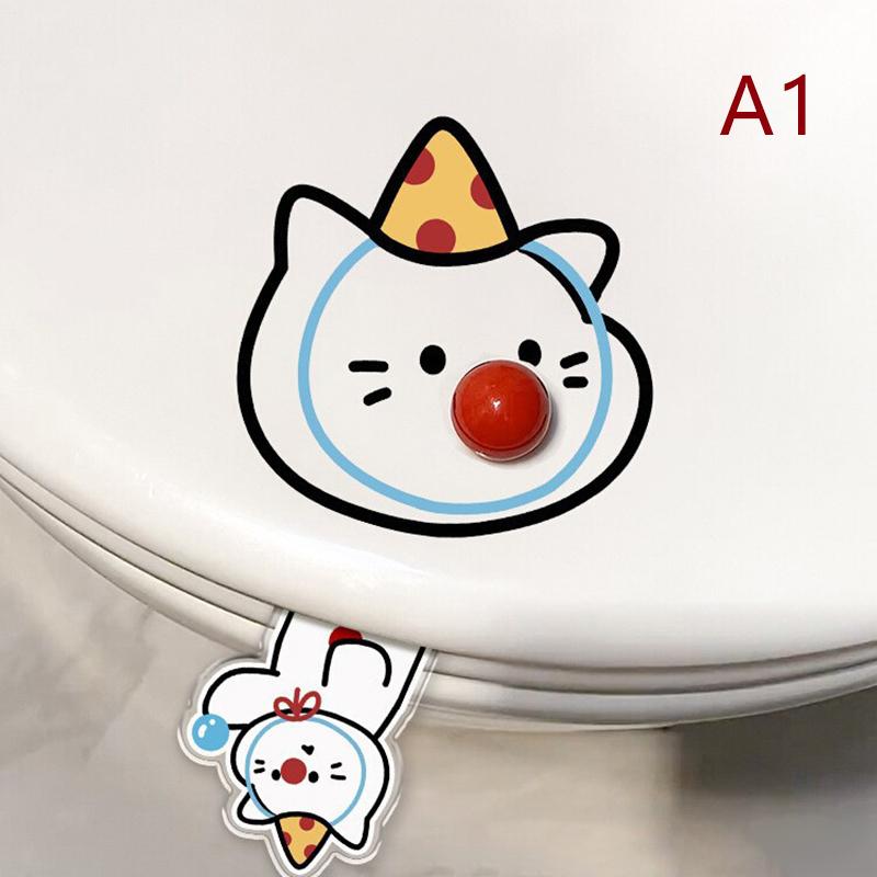 

Cat Bear Face Ball Toilet Lid Lifter Handheld Bathroom Toilet Seat Cover Opener Bathroom Tool For Easy Sanitary Handling A1