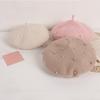 Pearl Baby Wool Hat Solid Color Painter Hat Fashion Children's Beret  Baby