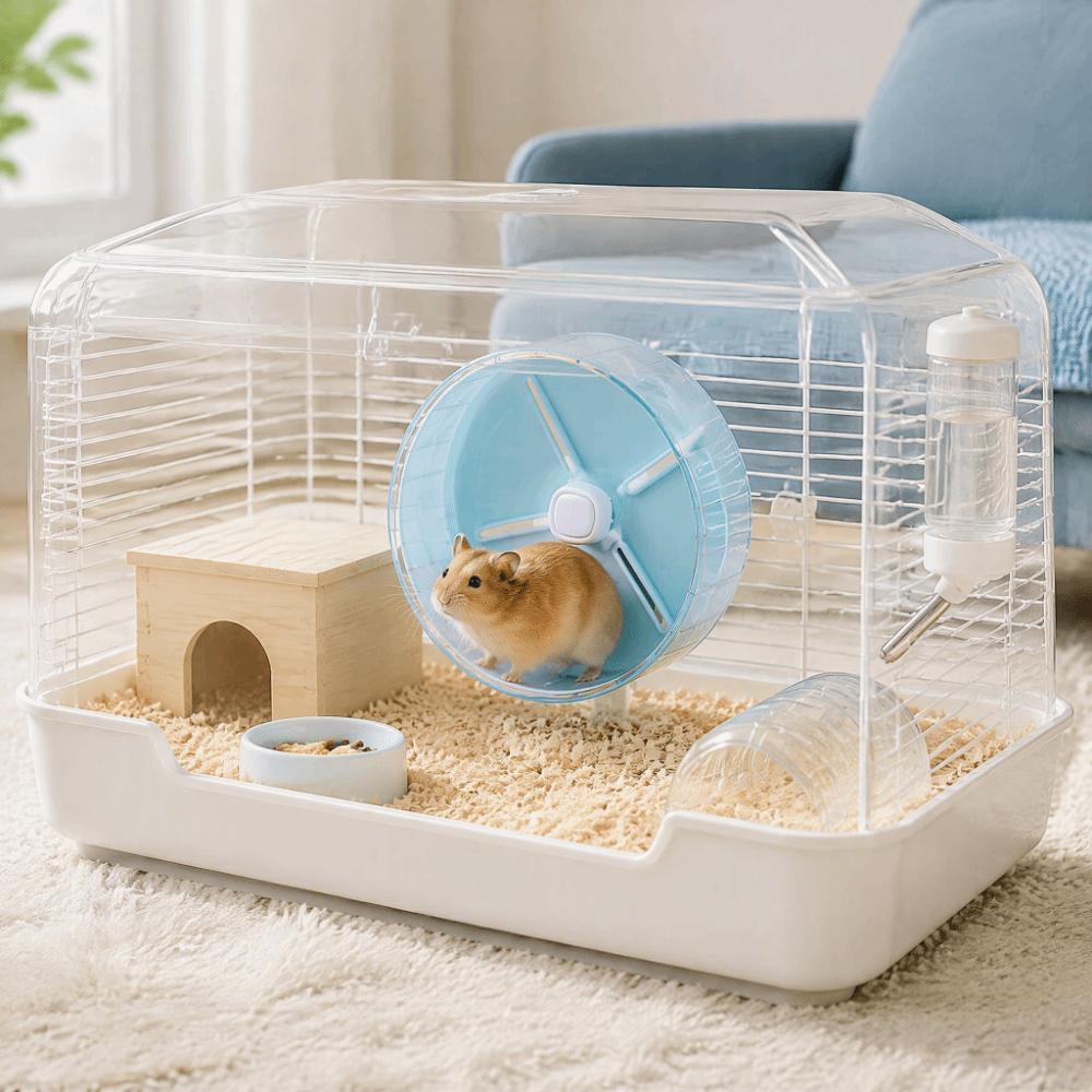 Anti Slip Design Hamster Running Wheel 20cm Diameter Silent Hamster Wheel Hamsters