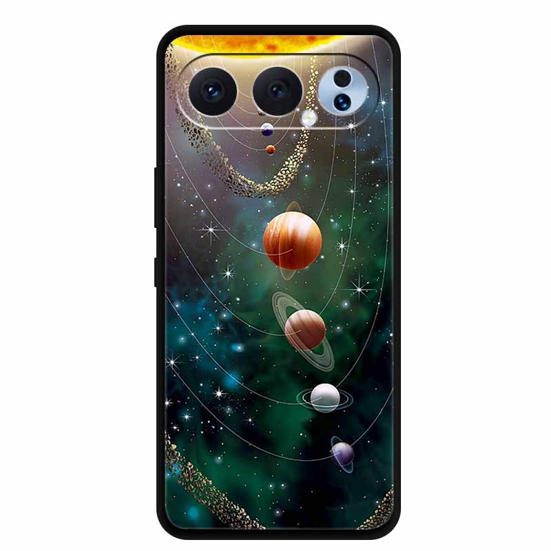 Case For Honor 500 Pro 5G Black Soft TPU Colorful Phone Cases 6.55" Silicone Back Covers For Honor 500 Pro Fashion Shield Fundas