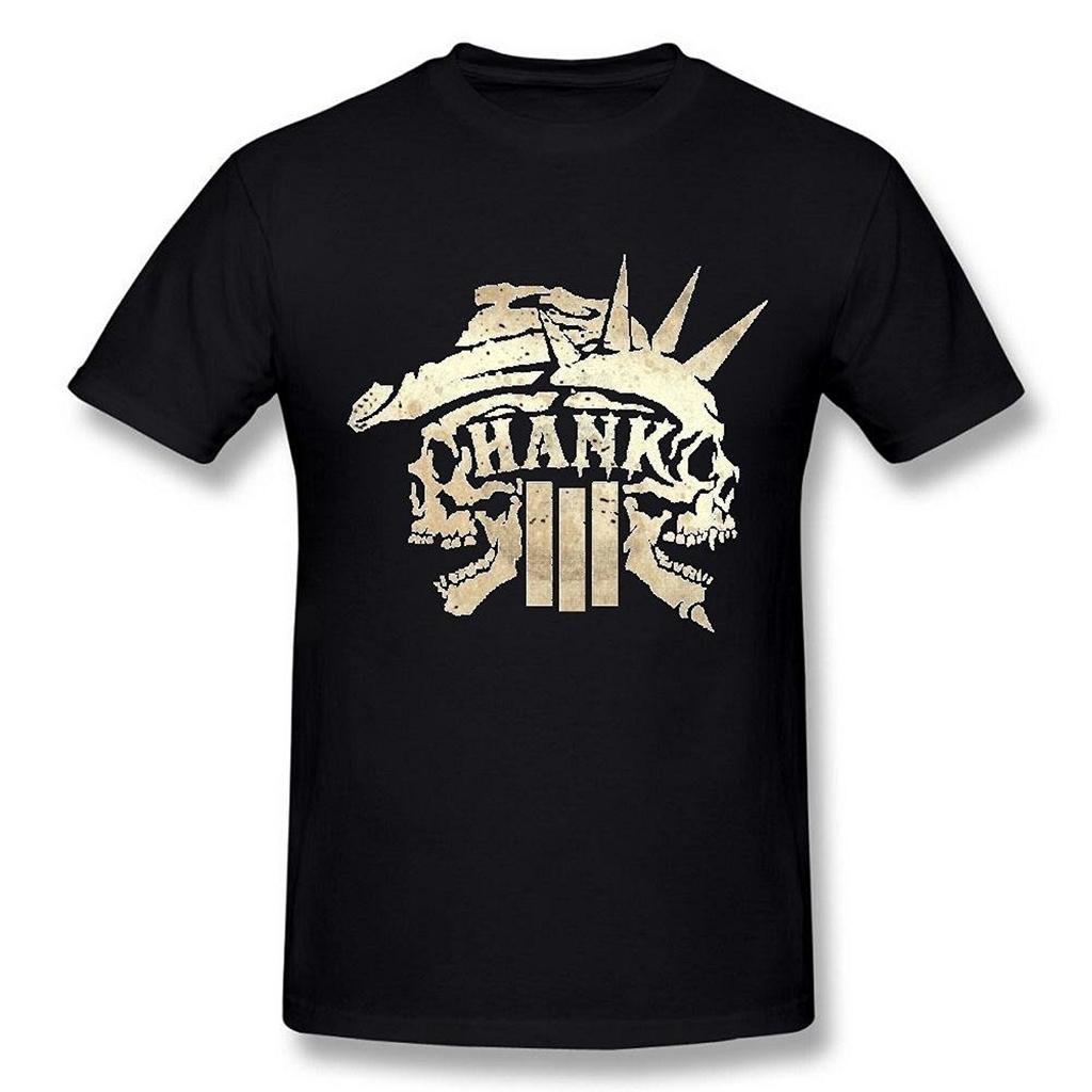 Černé unisexové tričko Hank Williams Jr Iii Logo