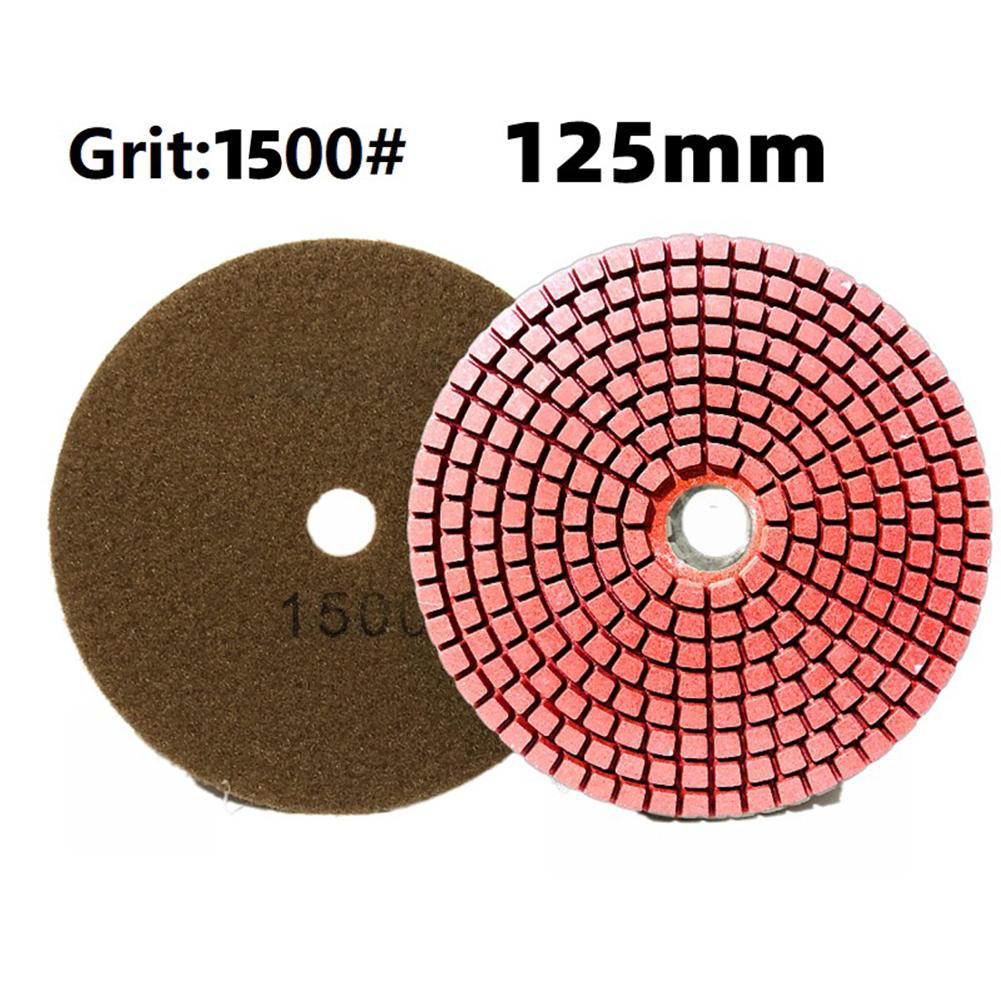 1pc 5 Inch 125mm Polishing Pads Wet/Dry Flexible Grinding Sanding Discs For Granite Stone Concrete Marble Polishing