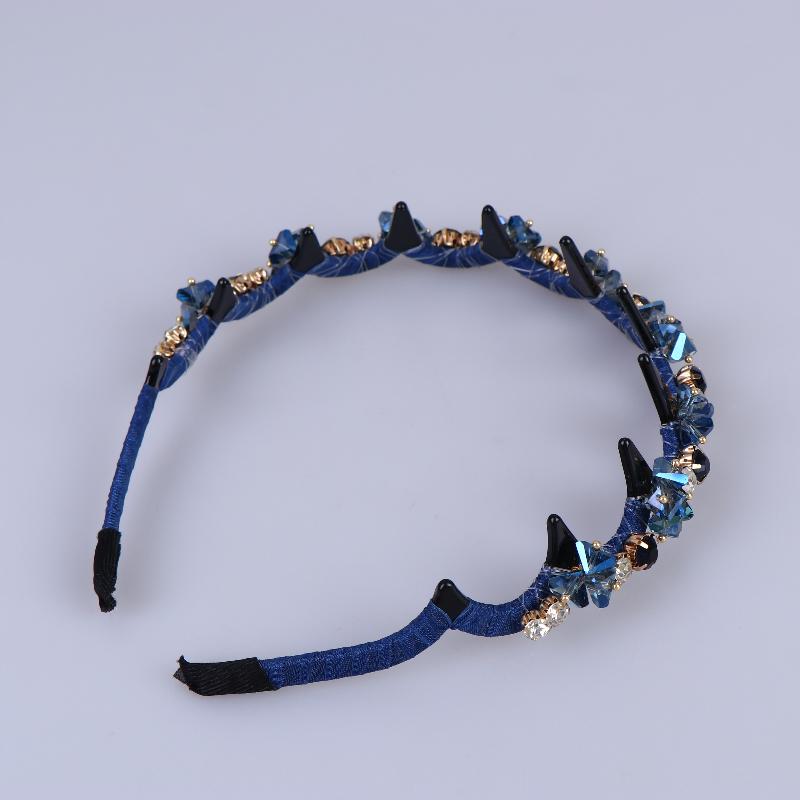 

Korean Crystal Rhinestone Teeth Hair Hoop Non Slip Headband Luxury Fashion Shiny Headband For Women Hair Accessories Gifts A3