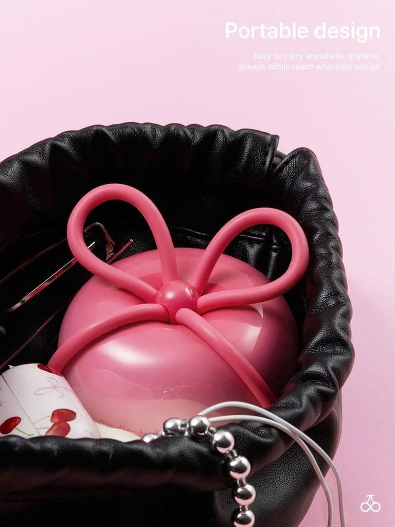 Medicube x FOREVER CHERRY Spazzola per Capelli con Nastro Rosa Edizione Limitata Dal Giappone