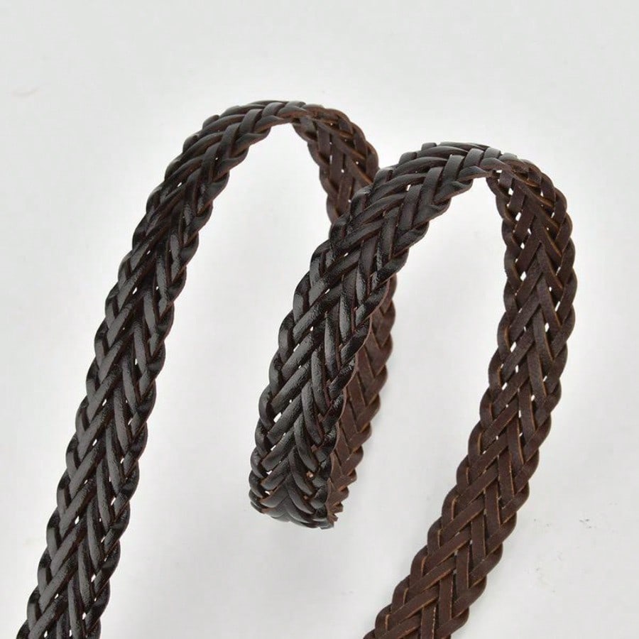 Hand Woven Versatile Fashionable Needle Buckle Belt Paired with Jeans, Suit Pants, Casual