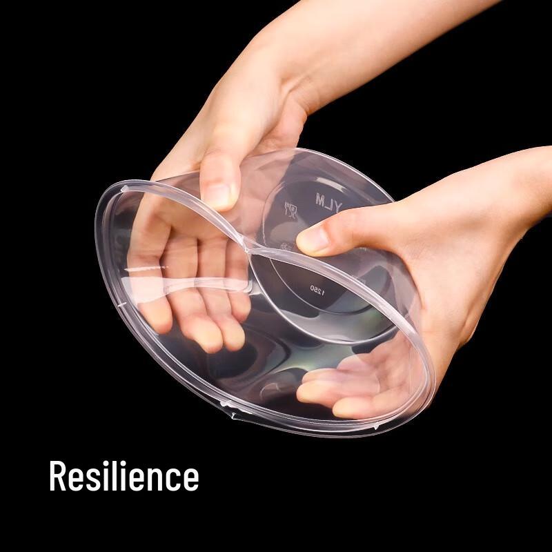 Disposable Round Transparent Takeout Containers