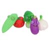 5pcs Silicone Vegetable Stress Relief Toys Popping Out Eyes Sensory Toys Pocket Sized Decompression