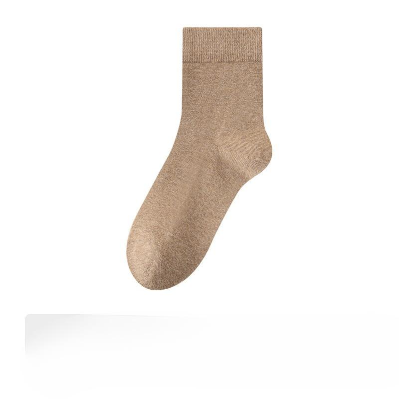 Women's Thick Pure Cotton Mid-calf Socks, Postpartum Socks, Autumn and Winter Cotton Socks, Antibacterial and Deodorizing Long Socks
