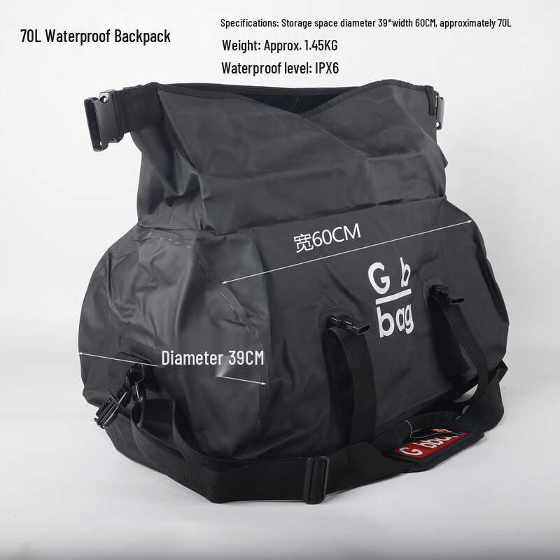 MaiJiaQian 70L Waterproof Motorcycle Rear Seat Bag