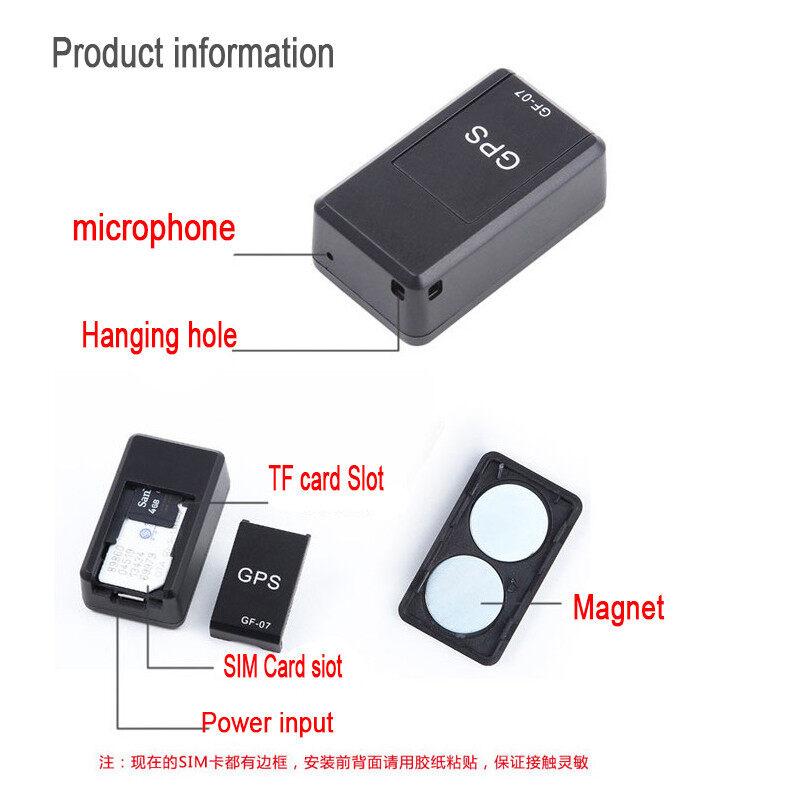 Mini GPS Tracker Car GPS Locator Anti-theft Tracker Car GPS Tracker Anti-Lost Tracking Device Voice Control GSM/ GPRS/GPS