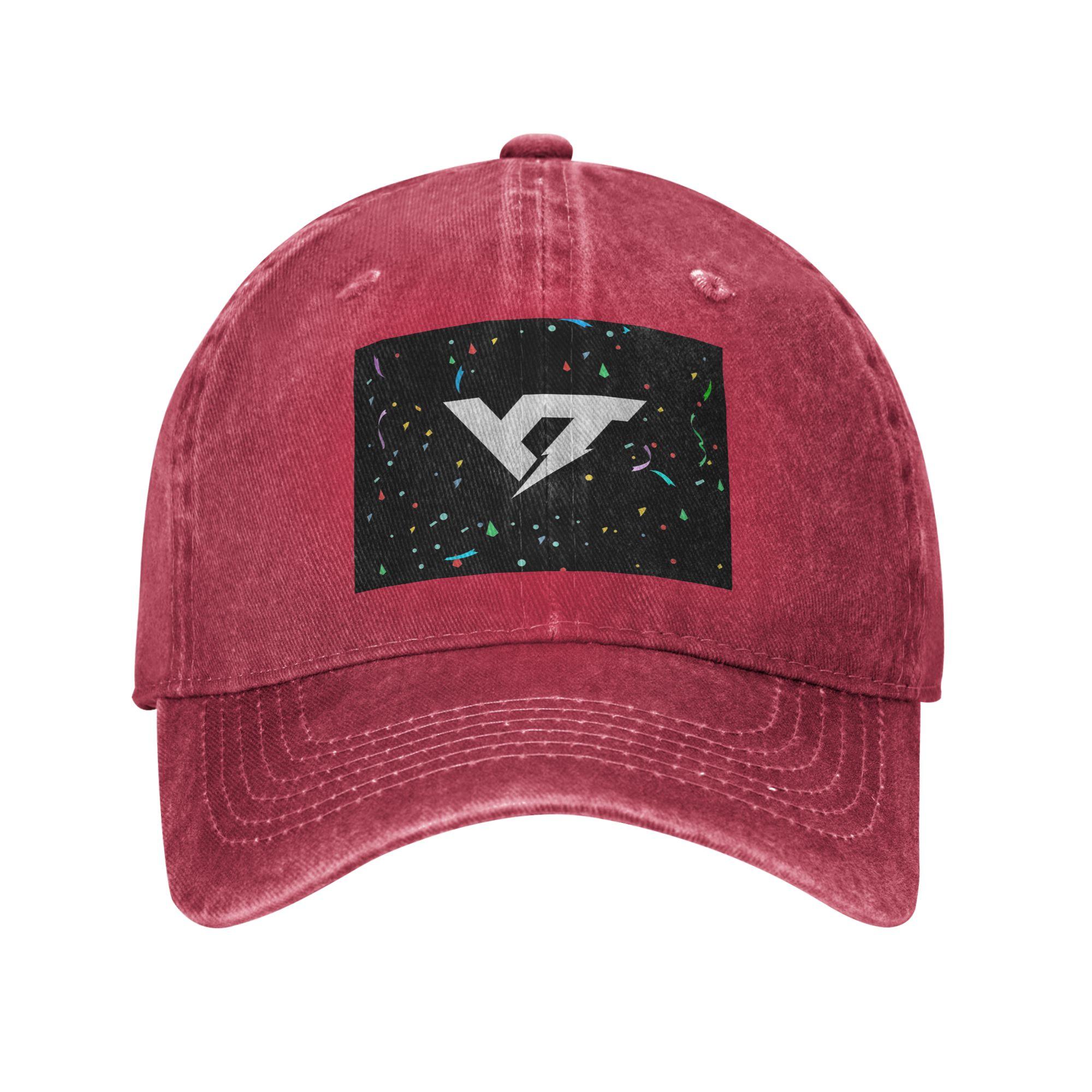 

YT Industries Denim Cap Casual Baseball Caps Adjustable Hat Summer Unisex Baseball Hats One Size