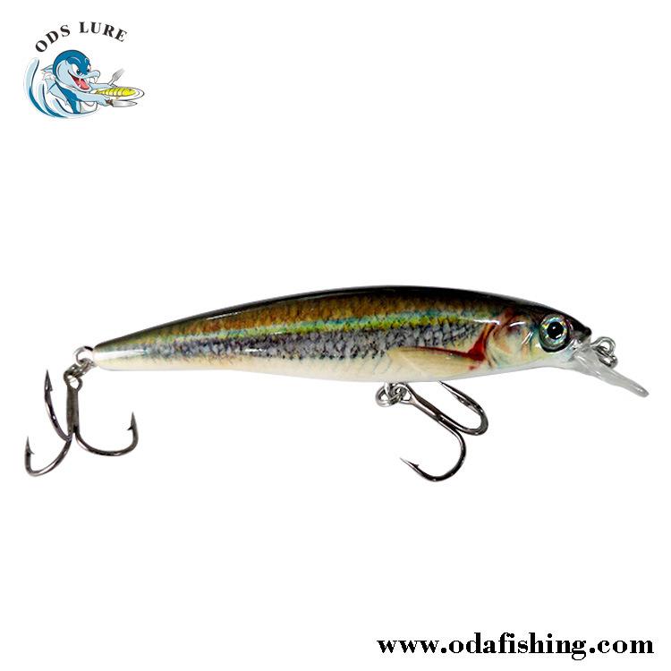 70Mm Abs Plastic Simulated Fishing Bait For Bionic Freshwater Sea Fishing Bait, Black Fish Luya Bait Mino Perch