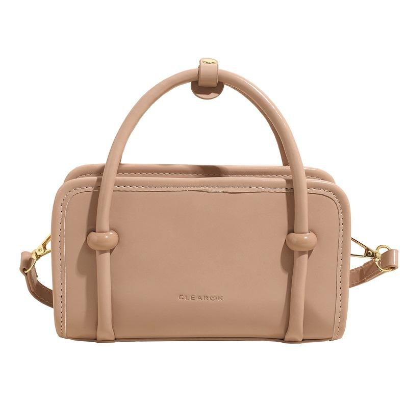 Bolsa Pequena Feminina Nova Casual Versátil Bolsa Mensageiro Moda Portátil Bolsa Pequena Quadrada