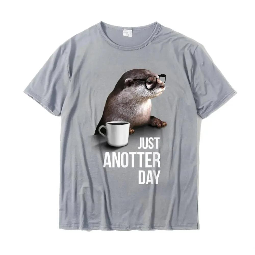 Funny Otter T-shirt - Rust Anotter Day for Otter Lover Funky Women's T-shirt Top T-shirt Casual